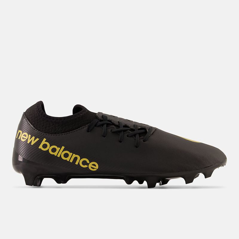 New Balance Men's Furon v7 Dispatch FG Shoes Black with Gold