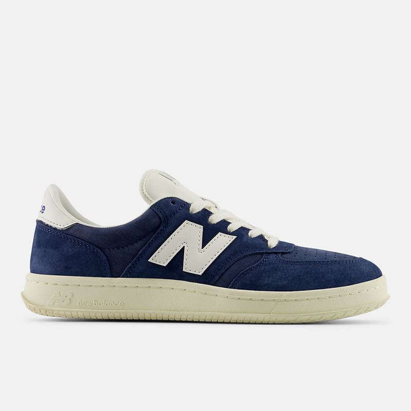 New Balance Men's T500 Shoes NB Navy with Sea Salt and Marine Bl