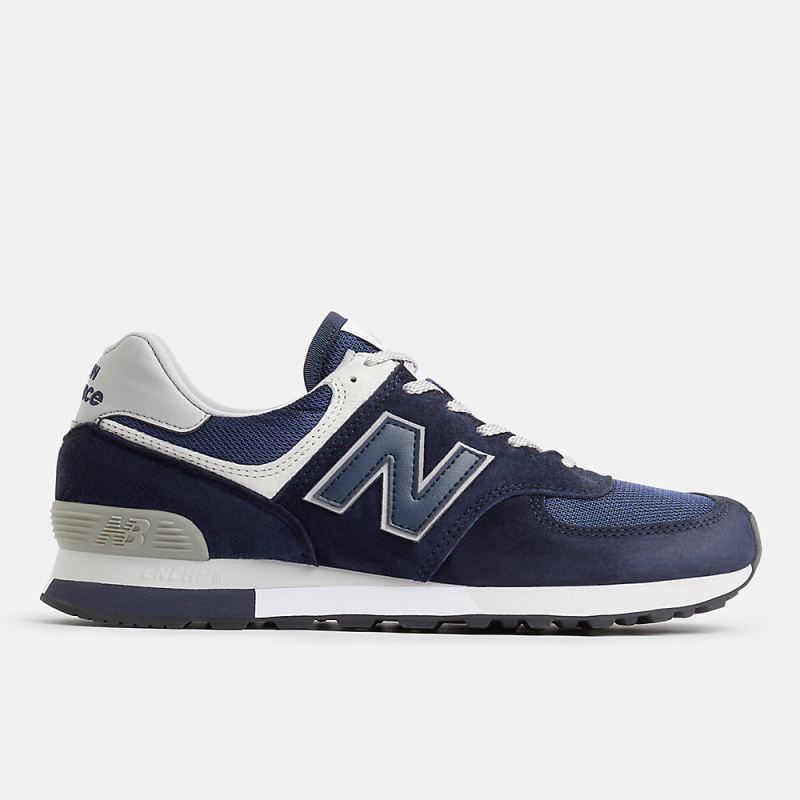 New Balance Women's MADE in UK 576 Shoes Dark Navy with Mood Ind