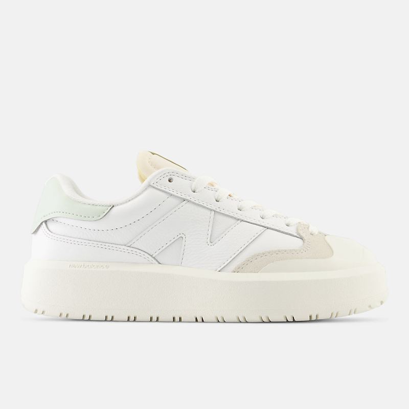 New Balance Men's CT302 Shoes White with Silver Moss