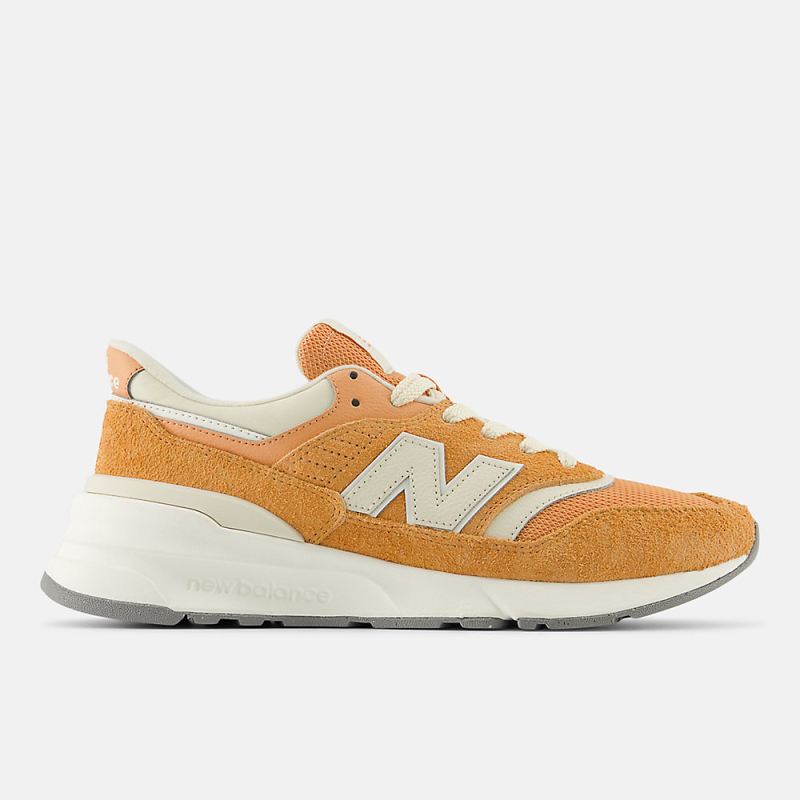 New Balance Women's 997R Shoes Copper with Linen