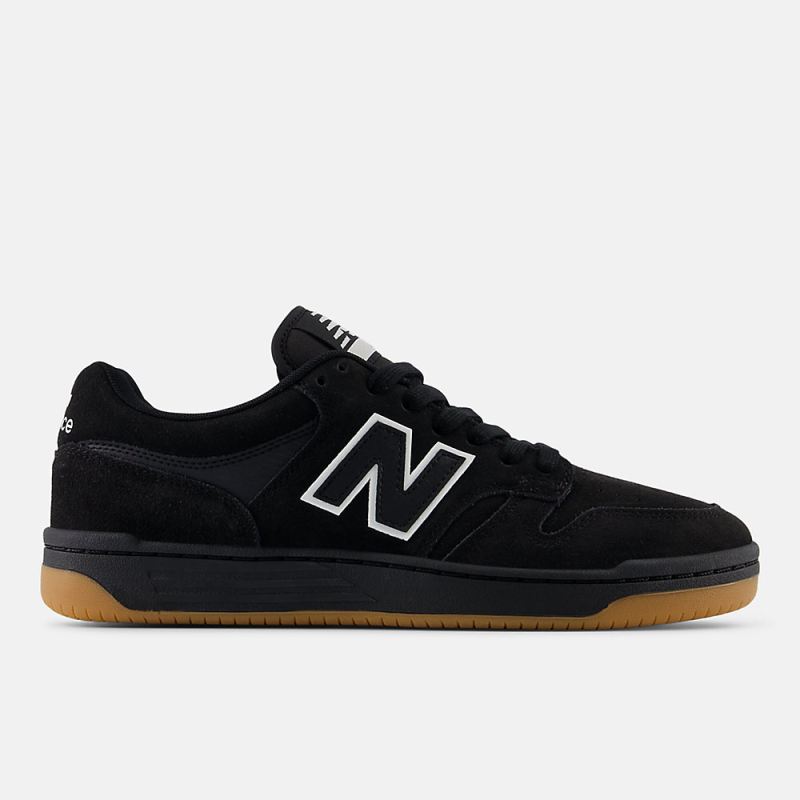 New Balance Women's NB Numeric 480 Shoes Black with White