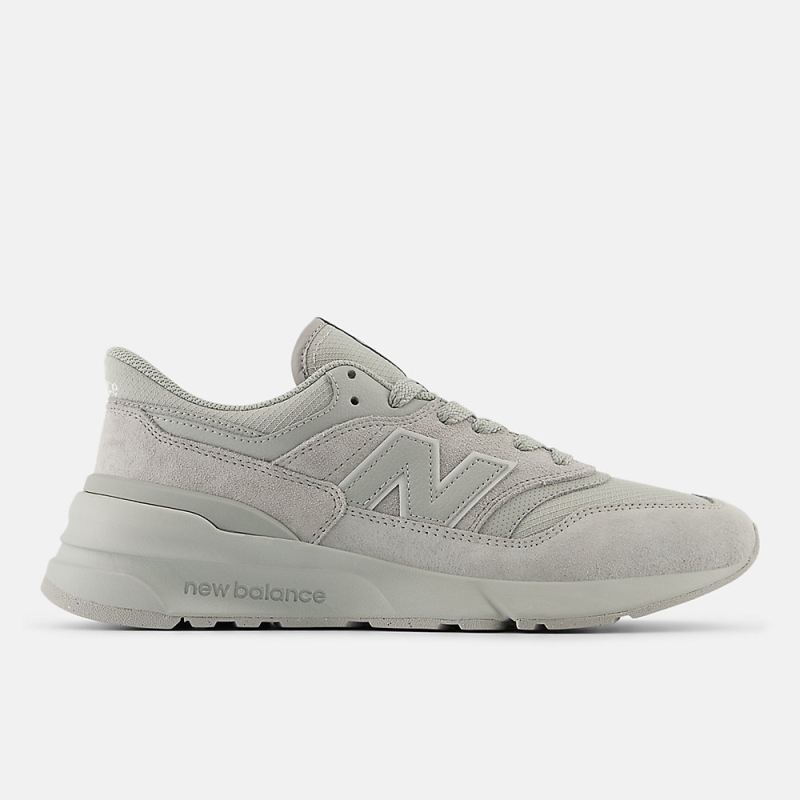 New Balance Men's 997R Shoes Concrete with Grey Matter