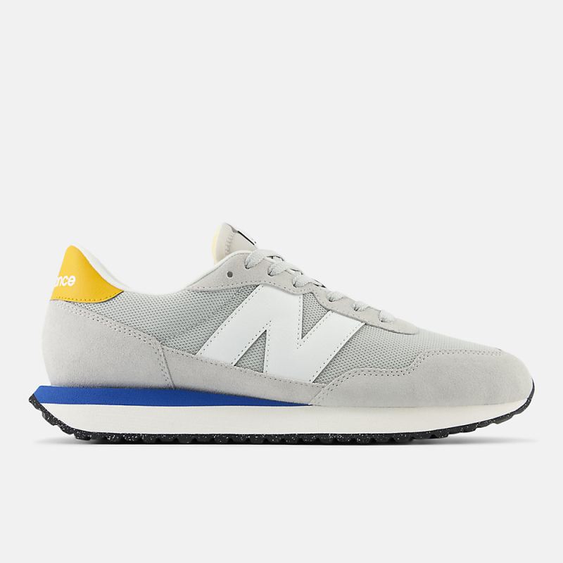 New Balance Men's 237 Shoes Brighton Grey with White and Varsity