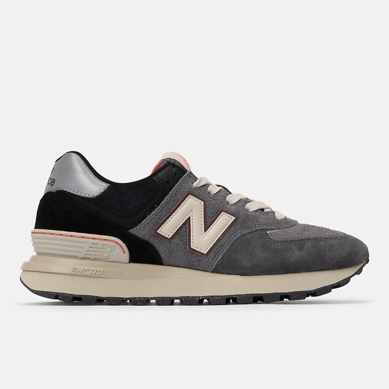 New Balance Men's 574 LEGACY Shoes Grey with Black