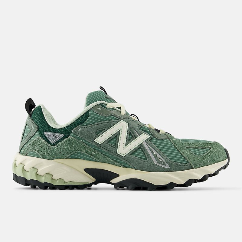 New Balance Men's Lunar New Year 610T Shoes Green with Natural M