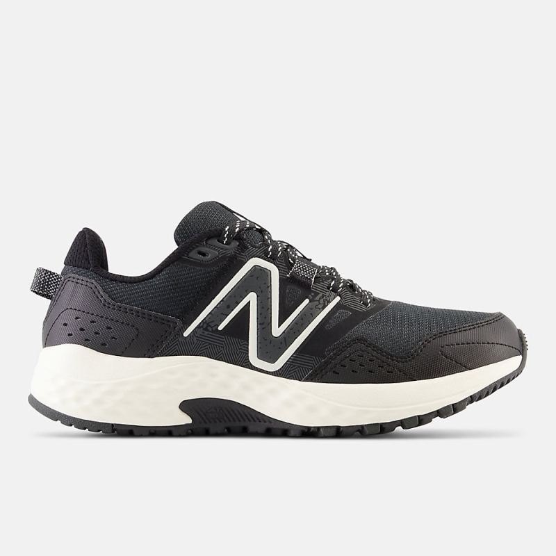 New Balance Women's 410v8 Shoes Blacktop with Sea Salt and Black