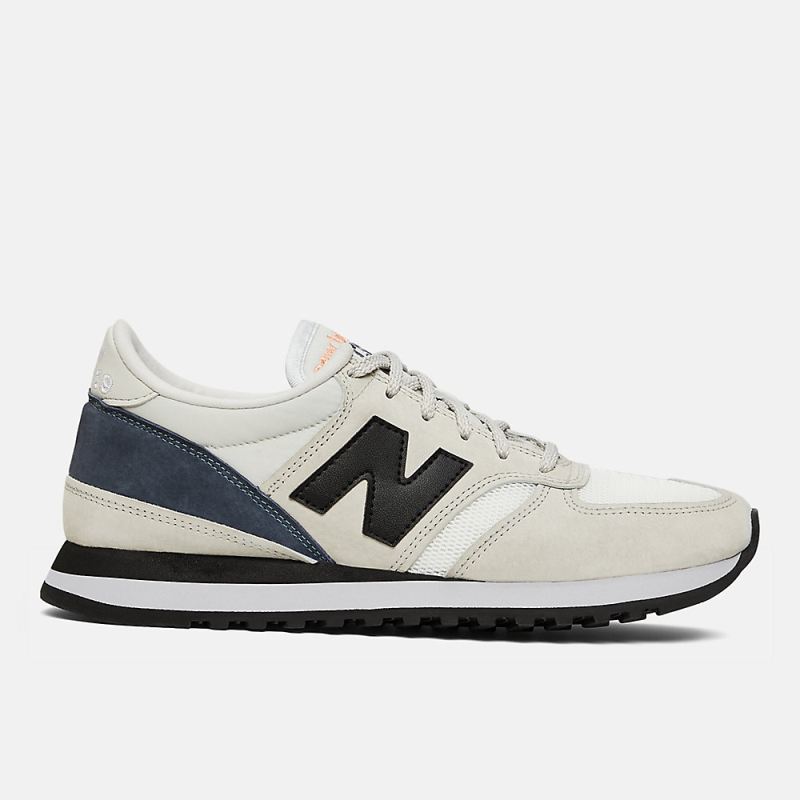 New Balance Men's MADE in UK 730 Shoes Off White with White and