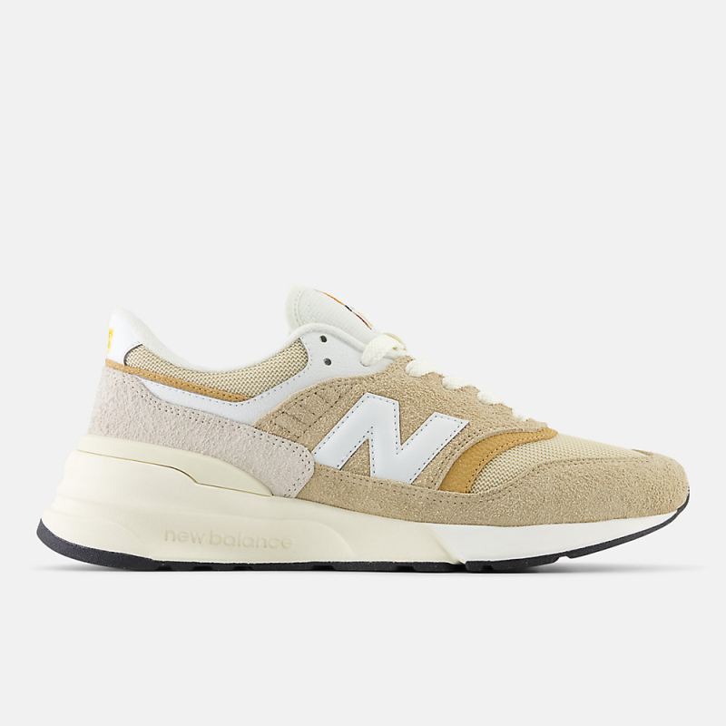 New Balance Women's 997R Shoes Dolce with Sandstone