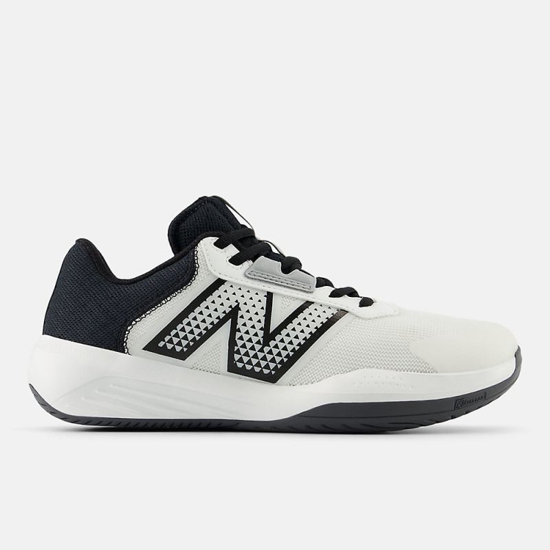 New Balance Men's 696v6 Shoes White with Black