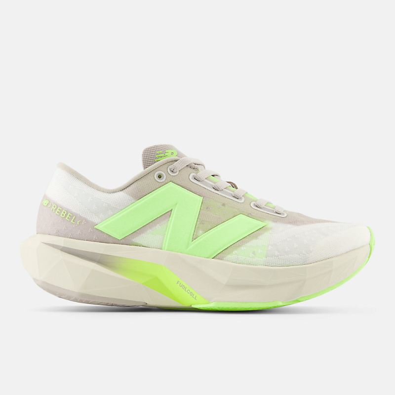 New Balance Women's FuelCell Rebel v4 Shoes Moonrock with Bleach