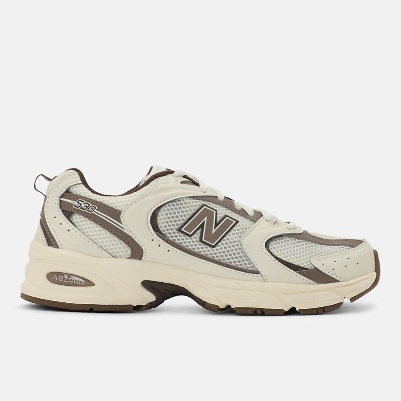 New Balance Men's 530 Shoes Turtledove with Angora and Mushroom