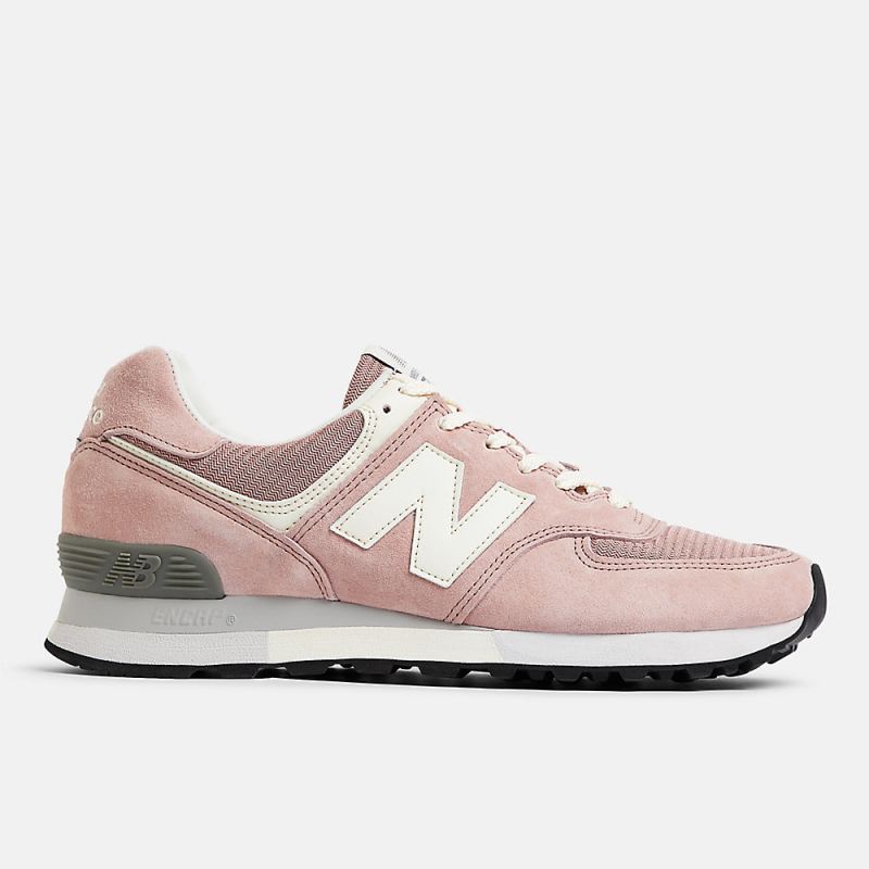 New Balance Men's MADE in UK 576 Shoes Pale Mauve with Coconut M