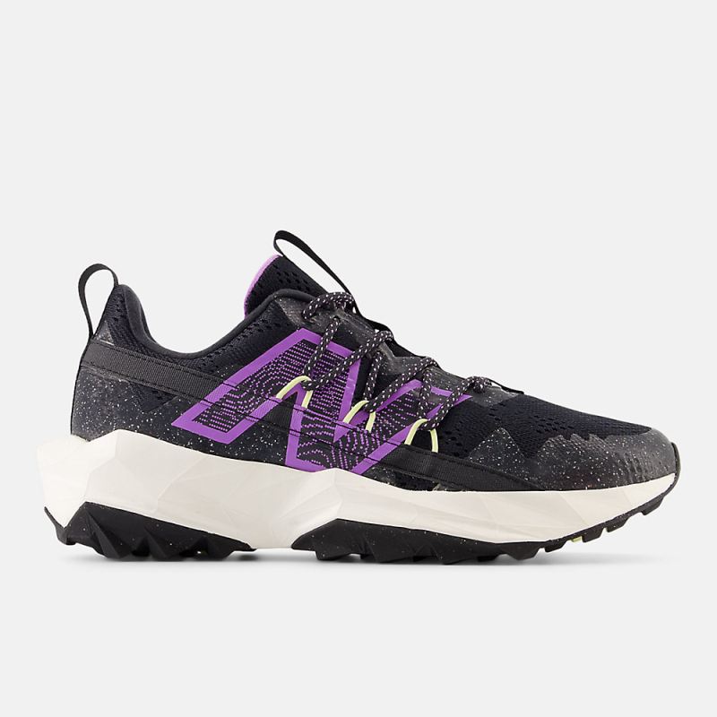 New Balance Women's Tektrel Shoes Black with Purple Fade and Sea