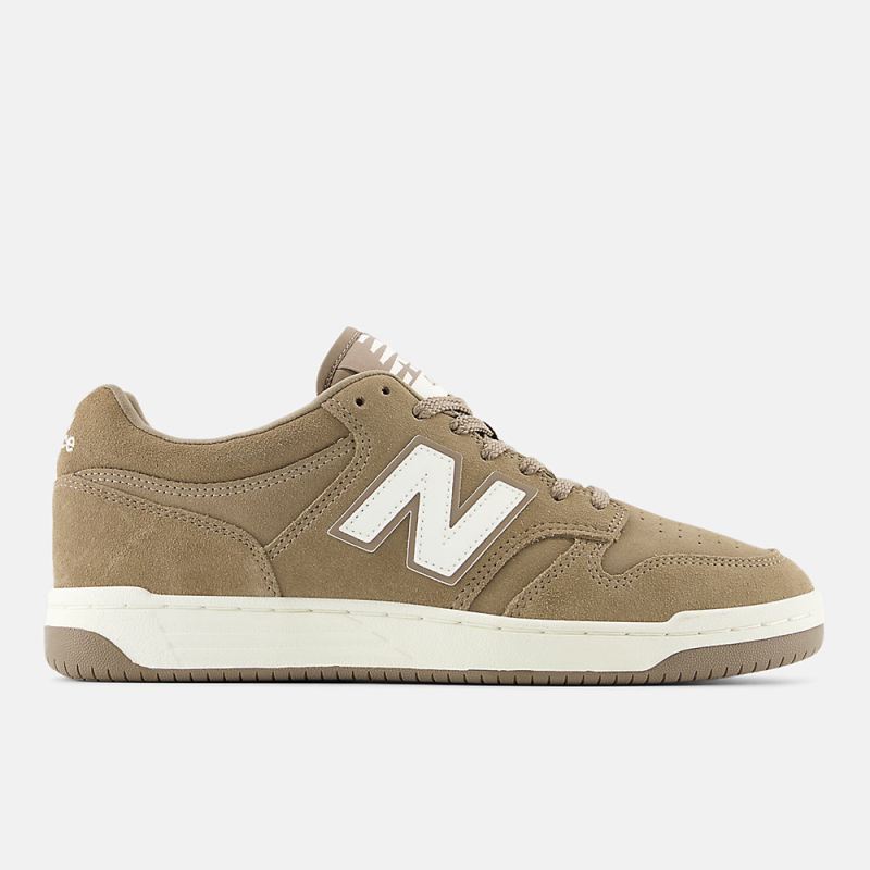 New Balance Men's 480 Shoes Mushroom with Sea Salt