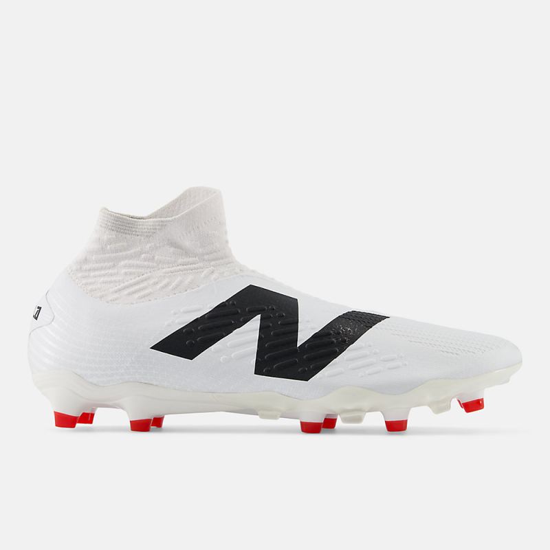 New Balance Men's TEKELA PRO FG V4+ Shoes White with Black and T