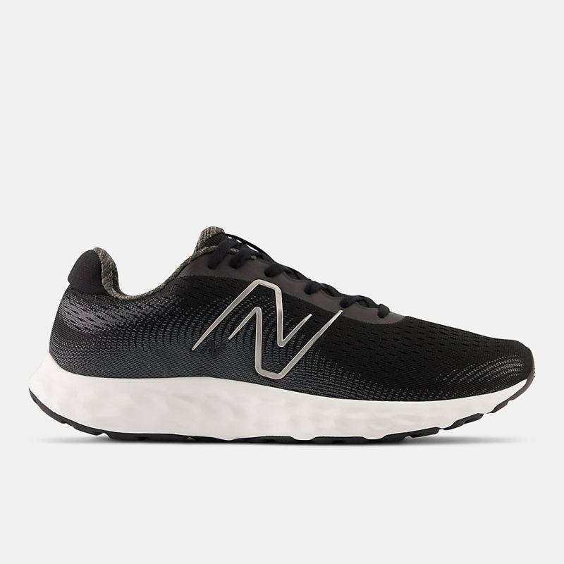 New Balance Men's 520v8 Shoes Black with White