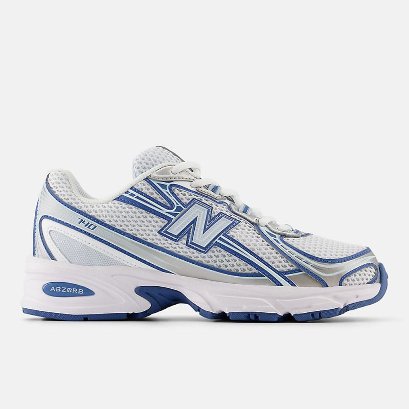 New Balance Men's 740 Shoes Ice Blue with Sea Stone and White