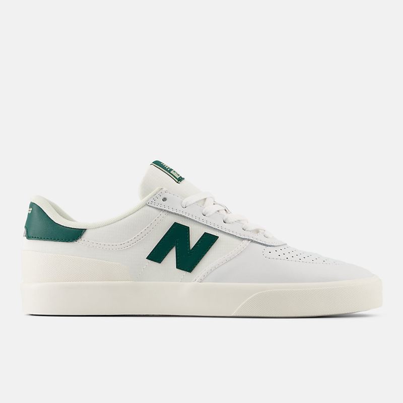 New Balance Men's NB Numeric 272 Shoes White with Forest Green