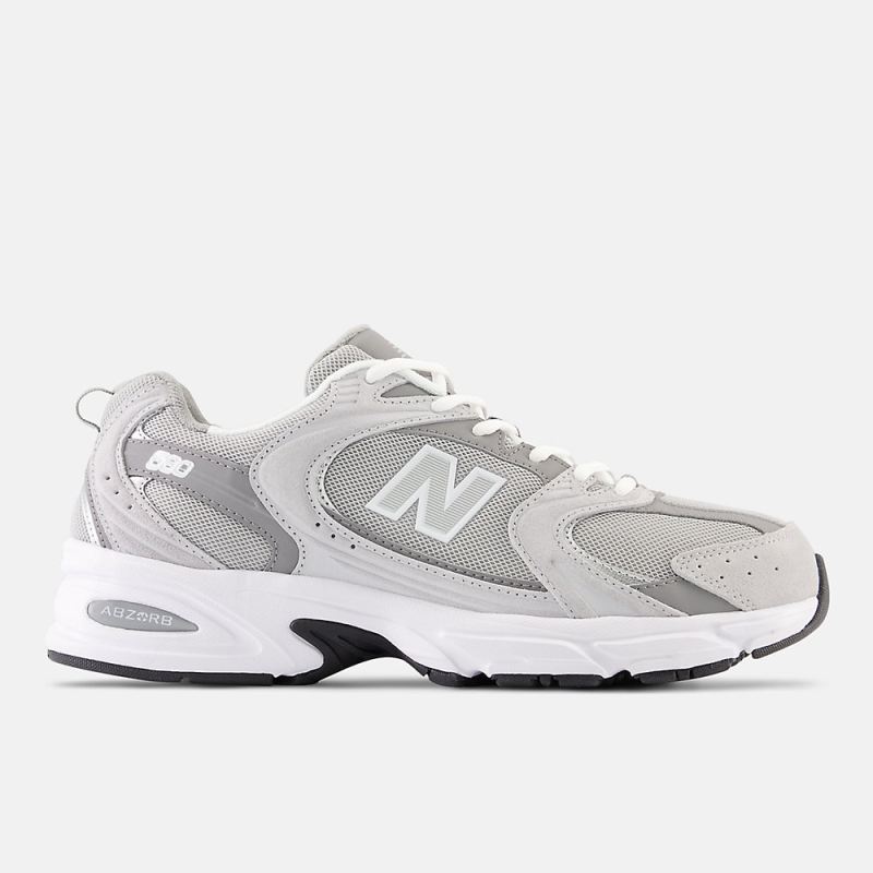 New Balance Men's 530 Shoes Raincloud with Shadow Grey and Silve