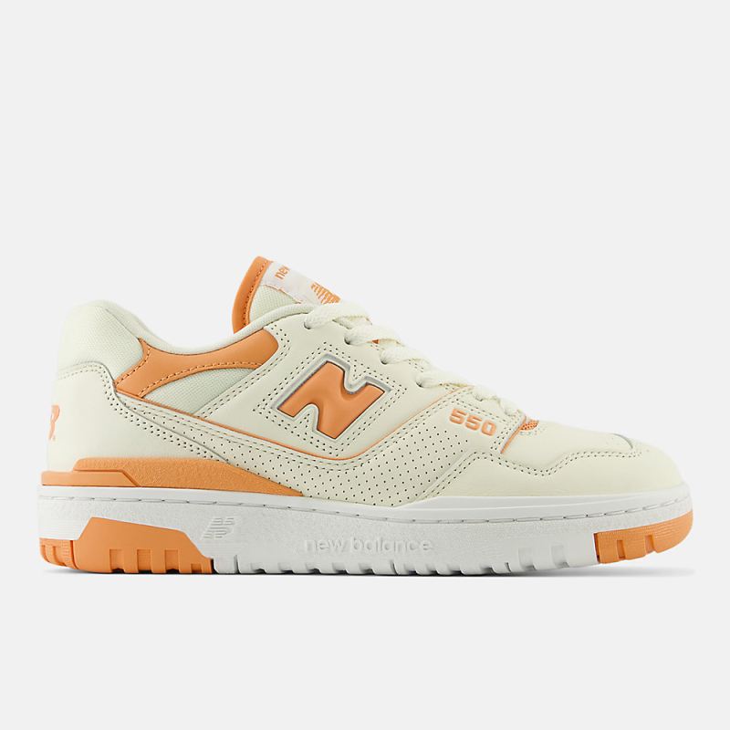 New Balance Women's BBW550 Shoes Angora with Copper and White