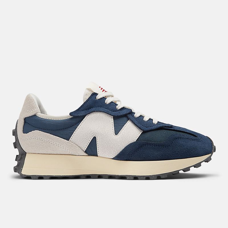 New Balance Women's 327 Shoes NB Navy with Vintage Indigo