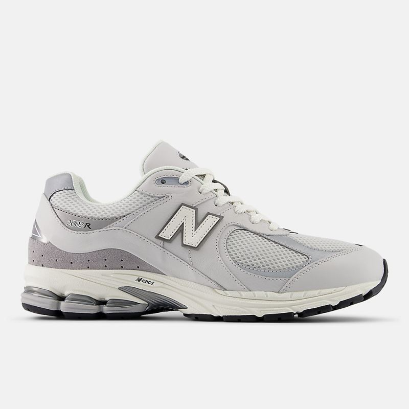 New Balance Men's 2002R Shoes Grey Matter with Sea Salt and Dark