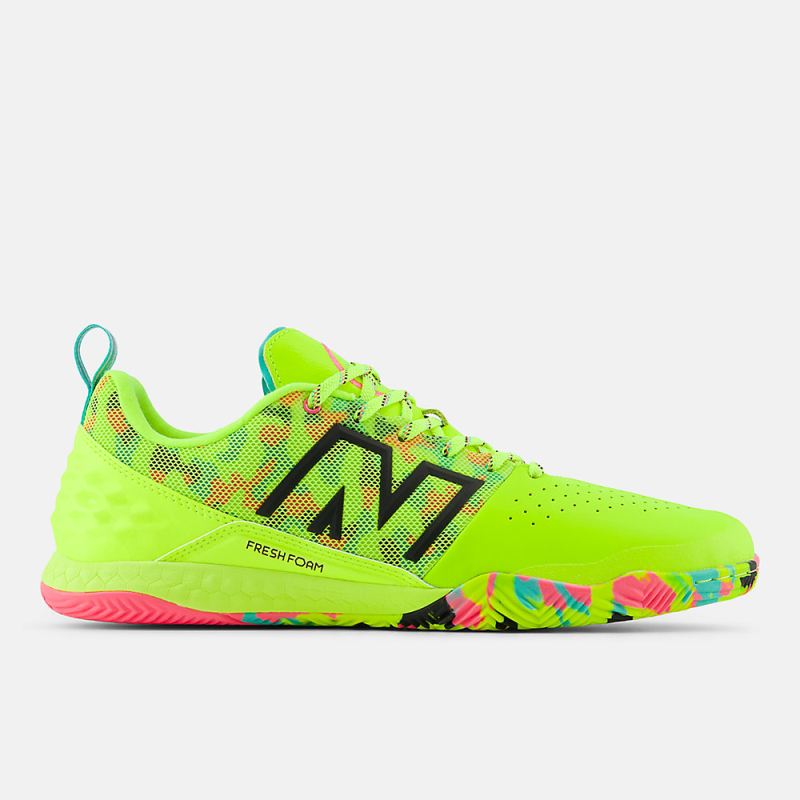 New Balance Women's Audazo Pro IN V6 Shoes Hi-lite with Light Cy