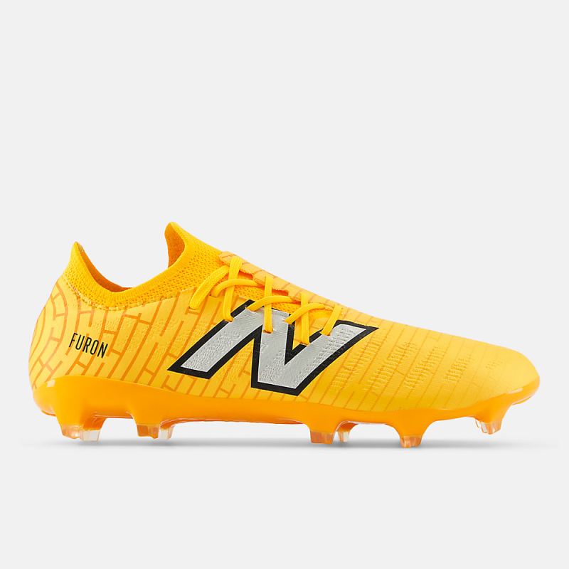 New Balance Women's FURON DESTROY FG V7+ Shoes Sun Glow with Sil