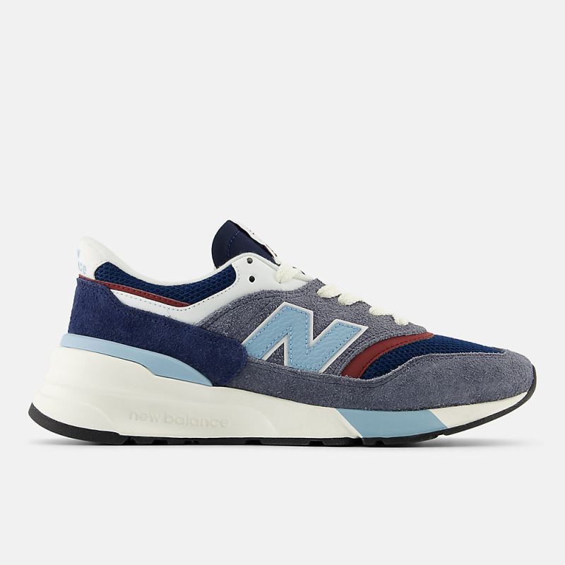 New Balance Women's 997R Shoes Dark Arctic Grey with Navy