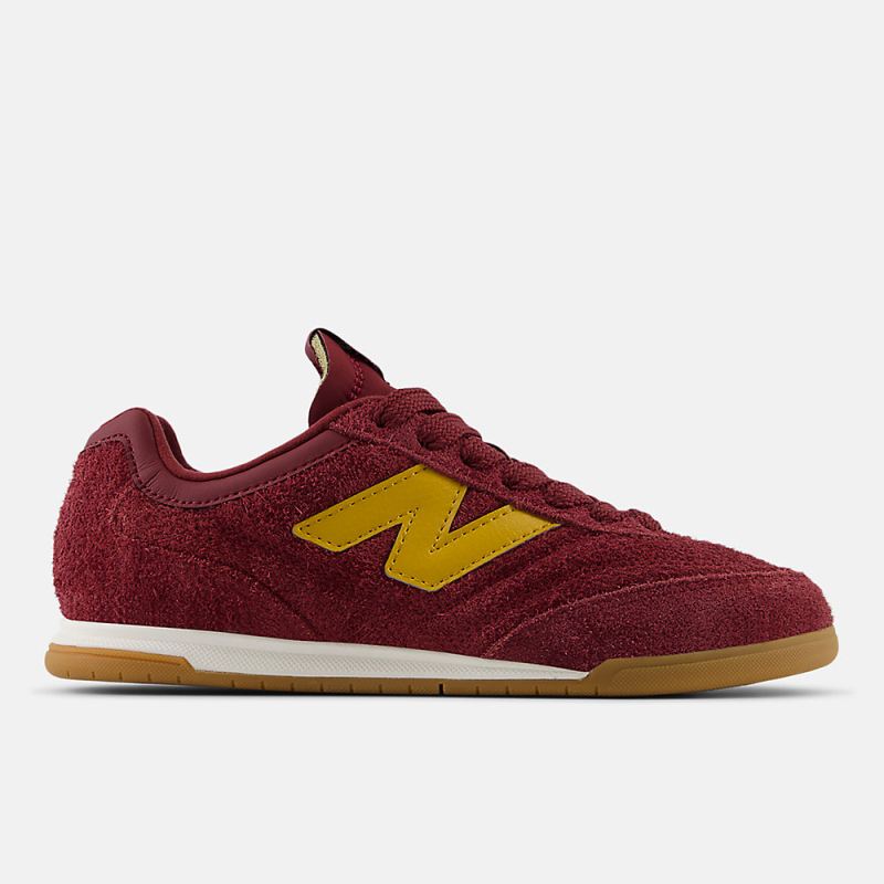 New Balance Women's RC42 Shoes Classic Crimson with Butterscotch