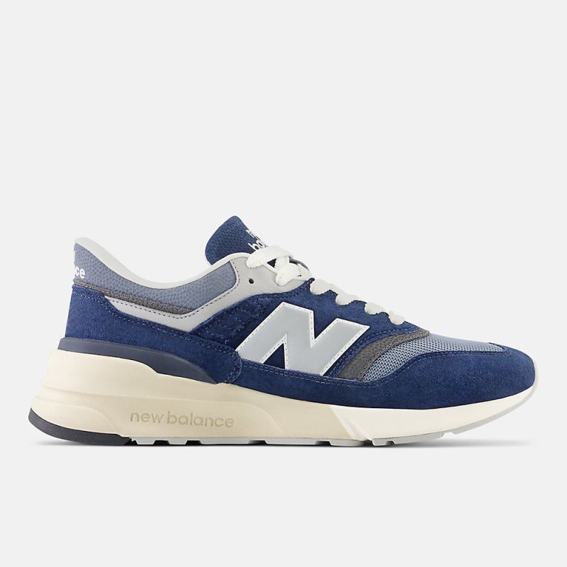 New Balance Men's 997R Shoes NB Navy with Arctic Grey