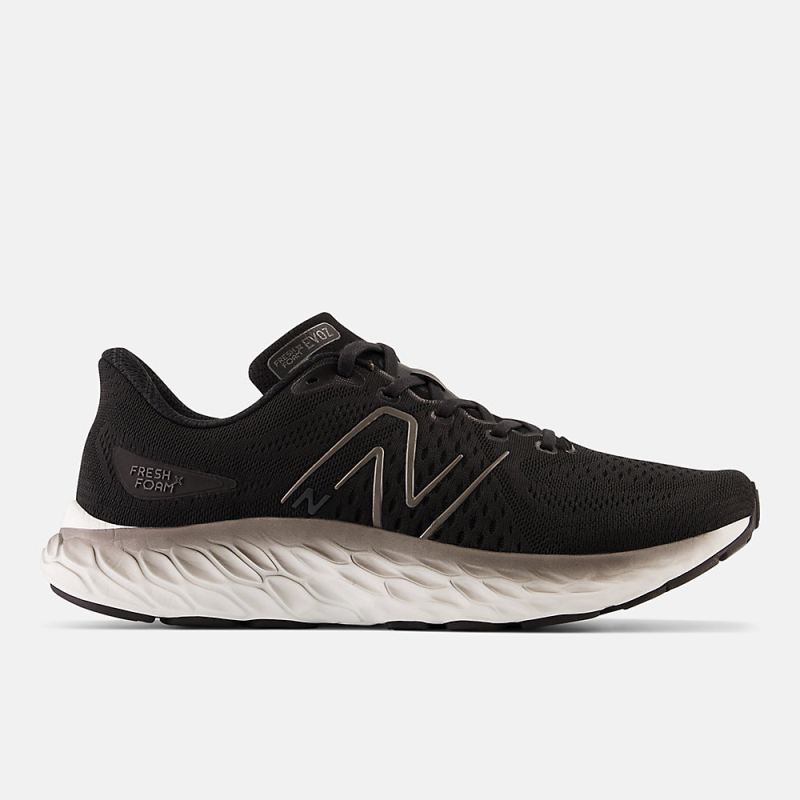 New Balance Men's Fresh Foam X EVOZ v3 Shoes Black with Silver M