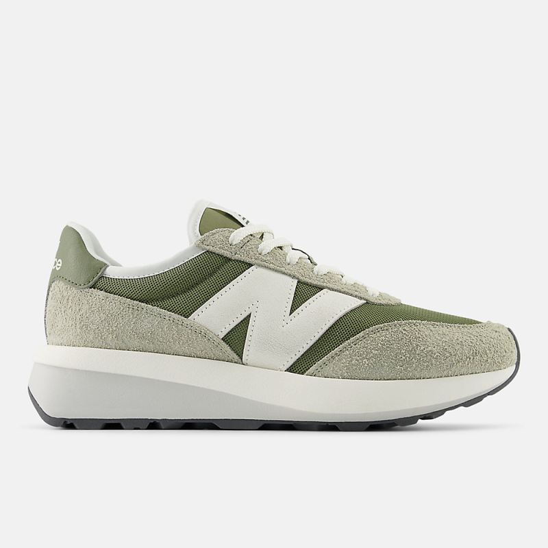 New Balance Women's 370 Shoes Olivine with Dark Olivine