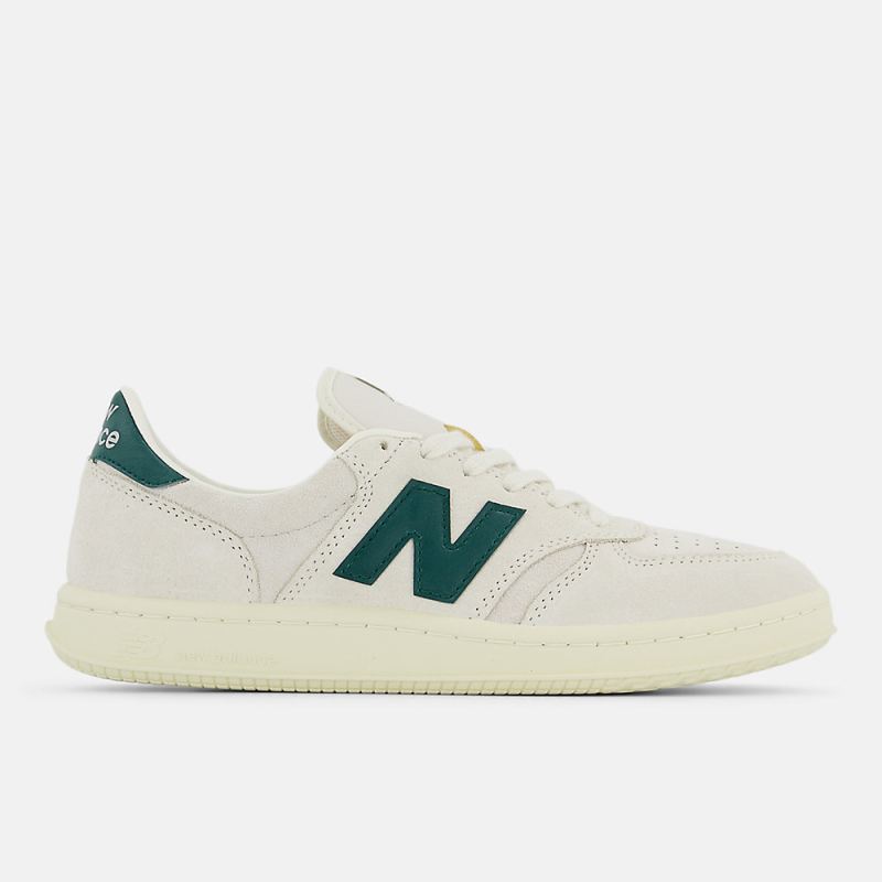 New Balance Men's T500 Shoes Sea Salt with Marsh Green and Angor