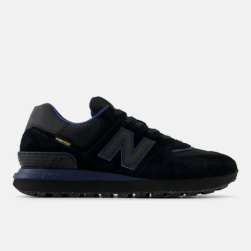 New Balance Men's 574 LEGACY Shoes Black with Anthracite