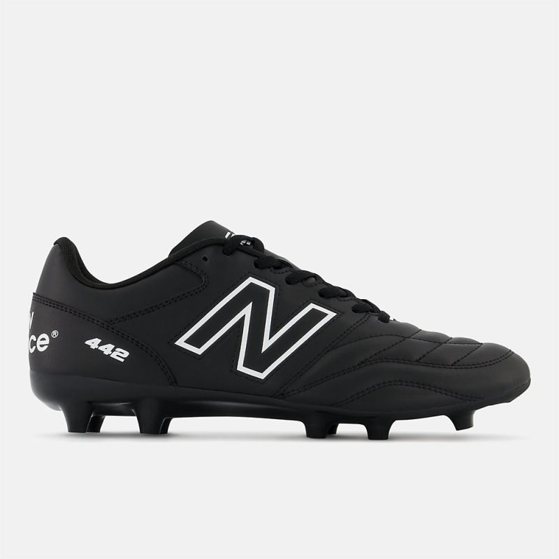 New Balance Men's 442 V2 ACADEMY FG Shoes Black with White