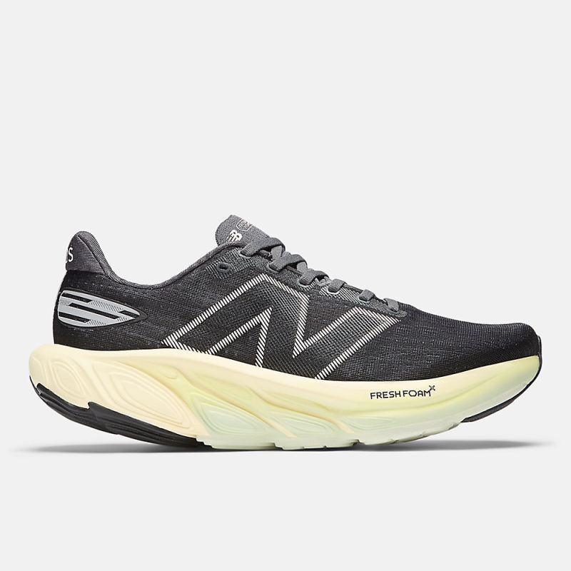 New Balance Men's Fresh Foam X Balos Shoes Black with Ambient Li