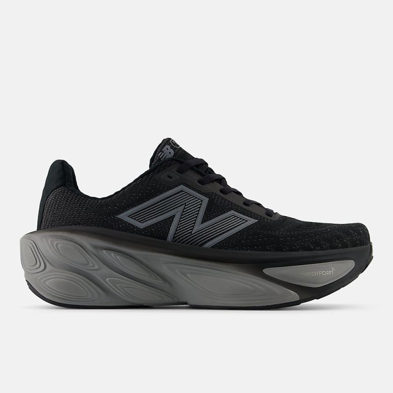 New Balance Men's Fresh Foam X More v5 Shoes Black with Linen an