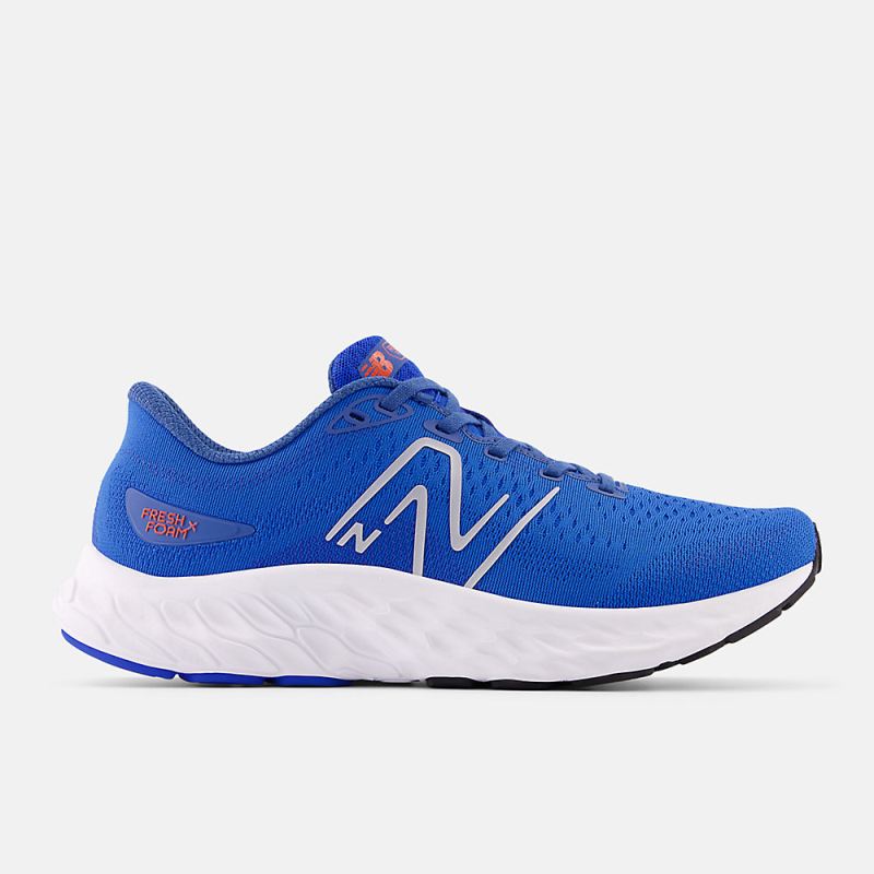 New Balance Men's Fresh Foam Evoz ST Shoes Blue Oasis with Blue