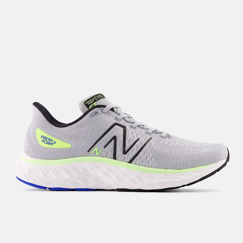 New Balance Men's Fresh Foam X EVOZ v3 Shoes Aluminum Grey with