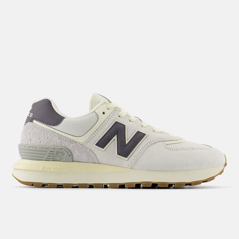 New Balance Men's 574 LEGACY Shoes White with Grey