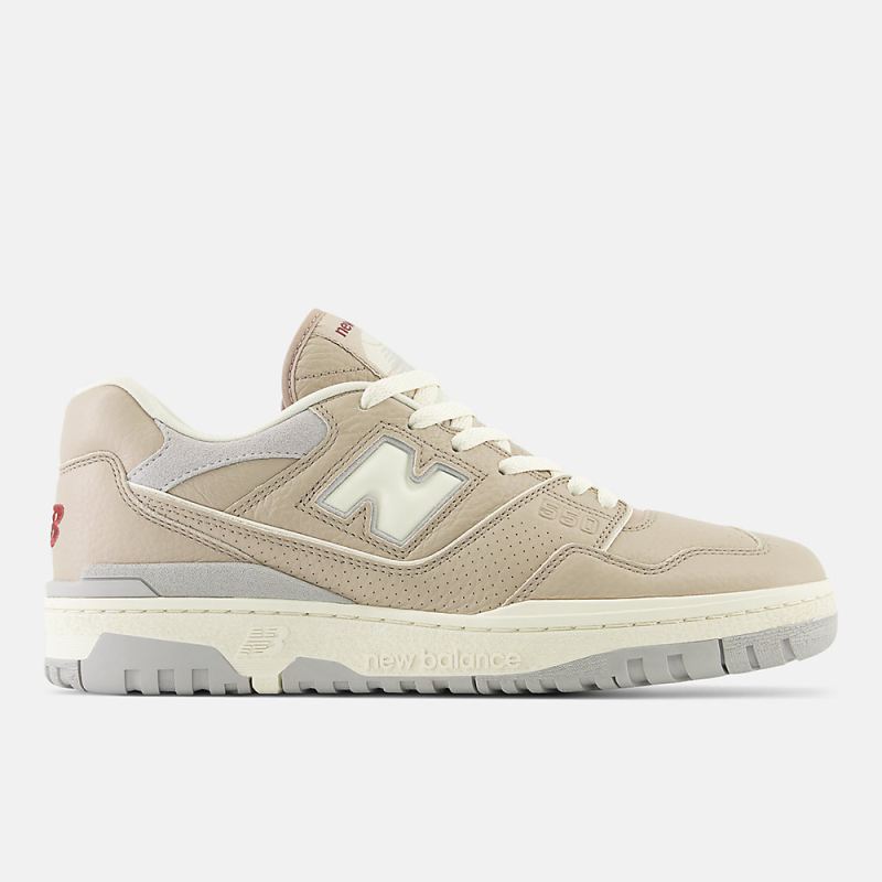 New Balance Men's BB550 Shoes Driftwood with Turtledove and Conc