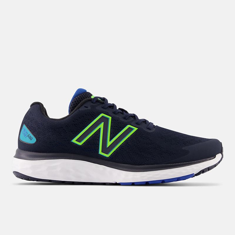 New Balance Men's Fresh Foam 680v7 Shoes Eclipse with Pixel Gree