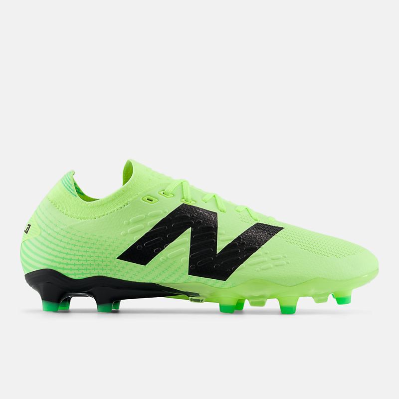 New Balance Men's TEKELA PRO LOW FG V4+ Shoes Bleached Lime Glo