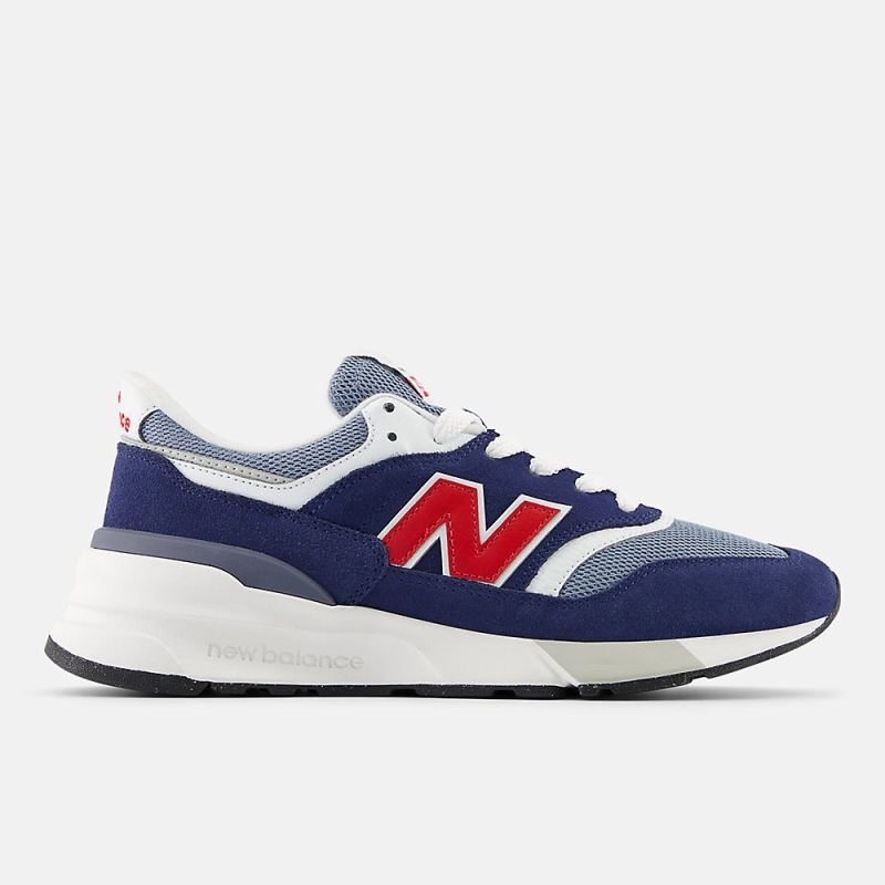 New Balance Women's 997R Shoes NB Navy with Arctic Grey