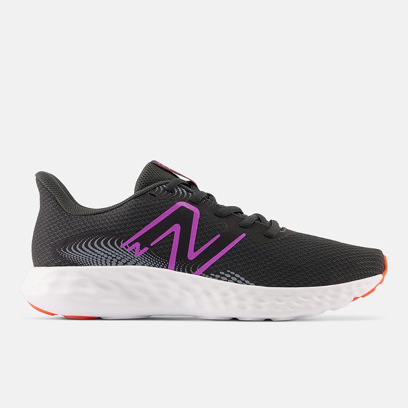 New Balance Women's 411v3 Shoes Blacktop with Cosmic Rose and Or