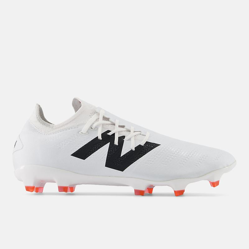 New Balance Men's FURON PRO FG V7+ Shoes White with Black and Tr