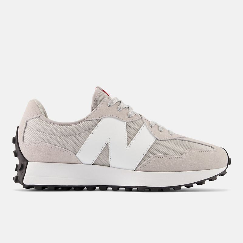 New Balance Women's 327 Shoes Rain Cloud with White