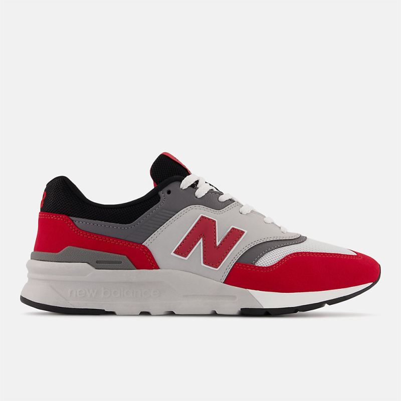 New Balance Men's 997H Shoes Team Red with Black